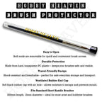 Infographic Highlighting Features of the Hobby Heaven Brush Protector Tube