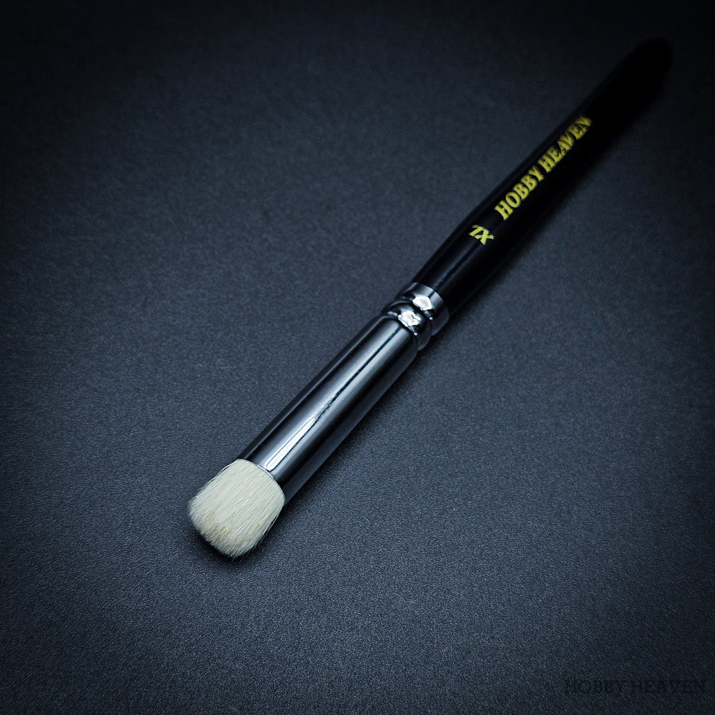 Hobby Heaven large dry brush for miniature and terrain painting with goat hair bristles.