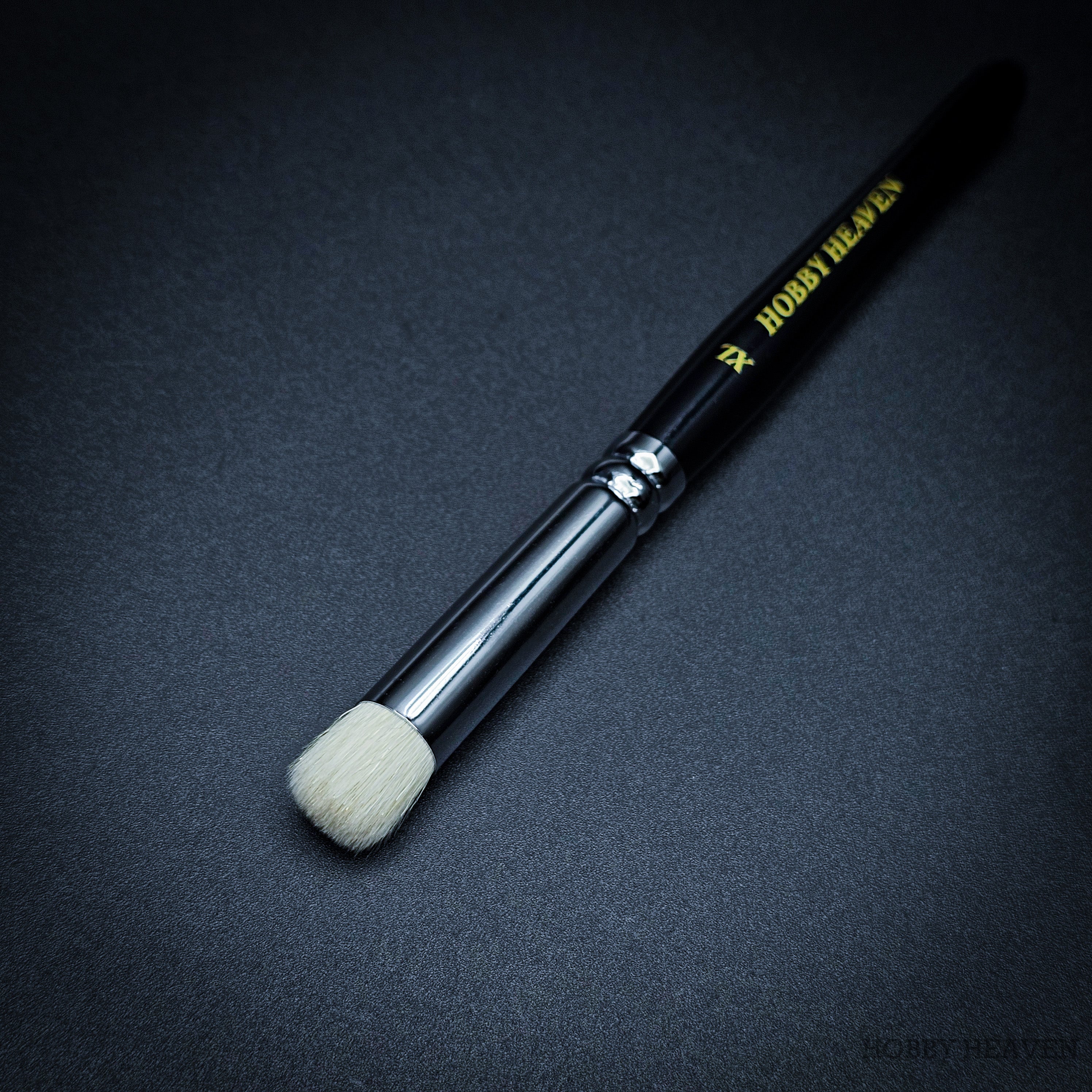 Hobby Heaven large dry brush for miniature and terrain painting with goat hair bristles.