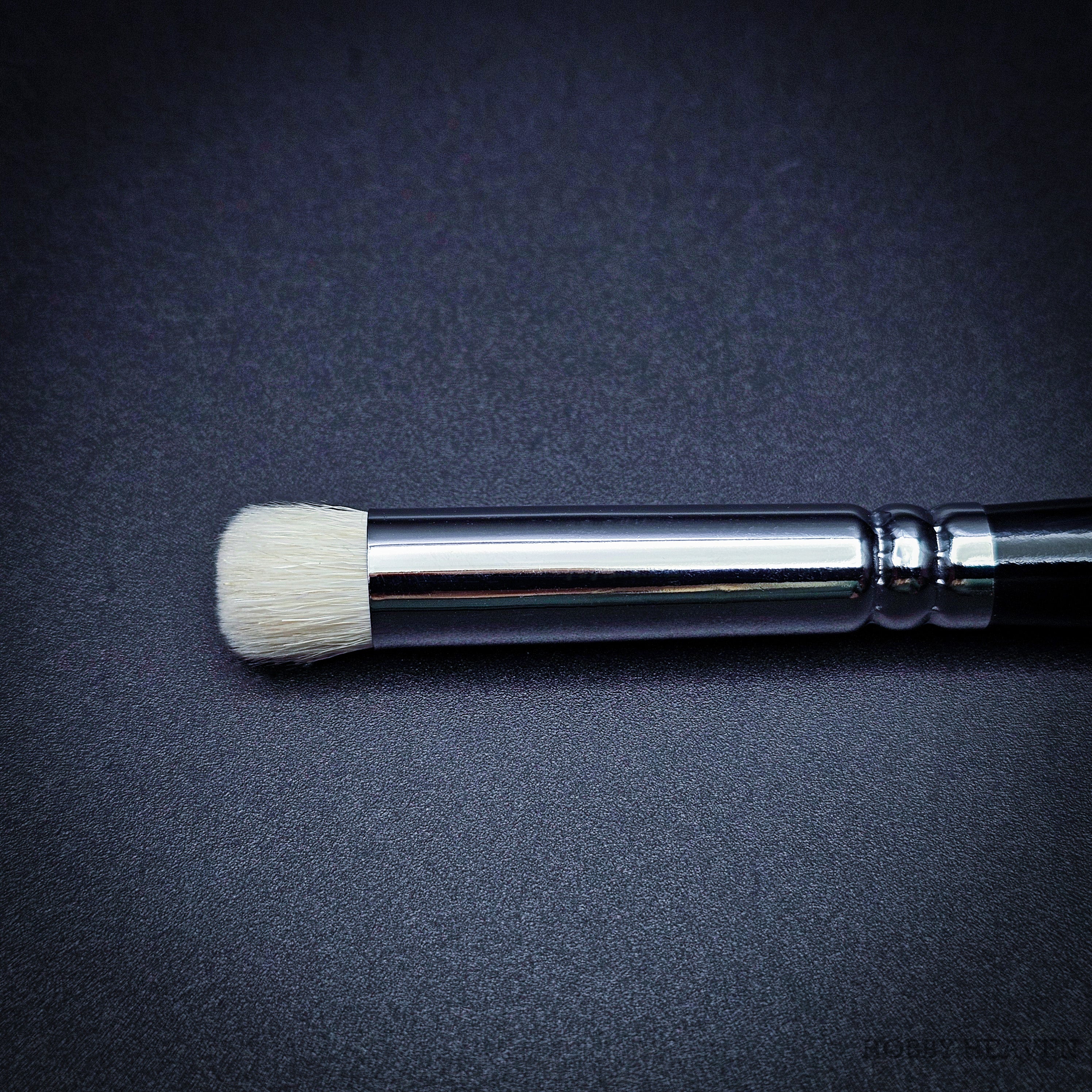 Large Hobby Heaven dry brush close-up showing dense goat hair bristles ideal for terrain and large models.