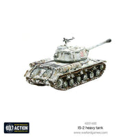 Soviet IS-2 heavy tank miniature with thick armor and powerful 122mm gun
