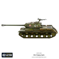 IS-2 heavy tank miniature with thick armor and powerful 122mm gun
