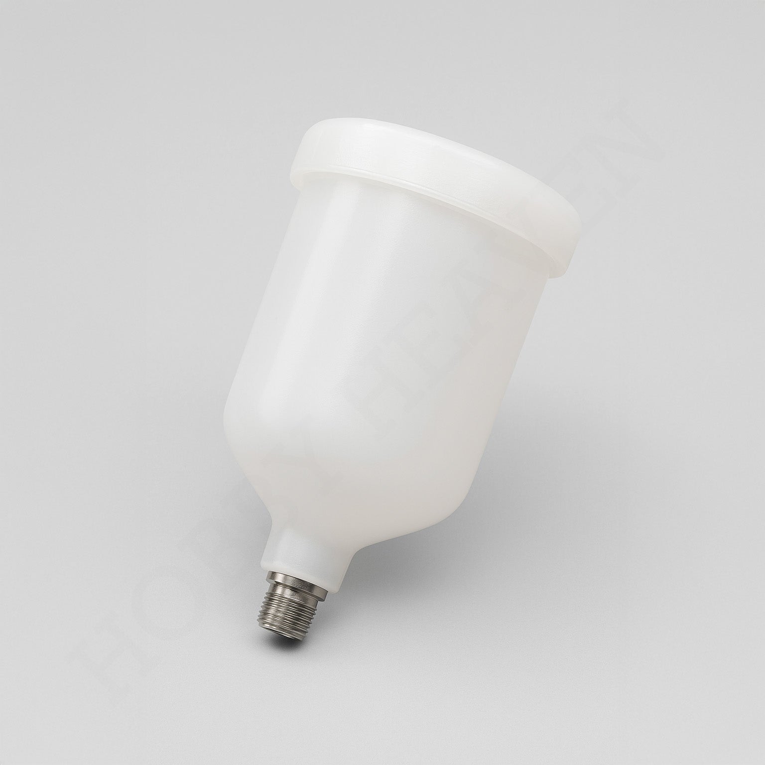 Iwata 70cc plastic paint pot with threaded metal connector – spare cup for LPH80 and Eclipse G3/G5 spray guns