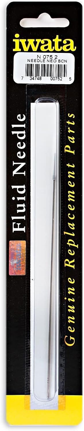 Iwata N5 Fluid Needle 0.5mm IWN-0752 in original blister packaging - Hobby Heaven