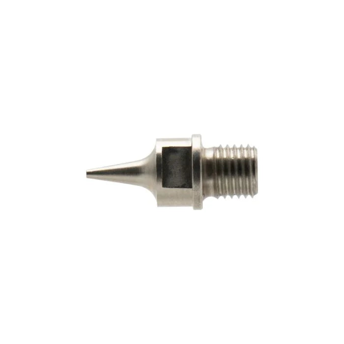 Iwata N5 0.5mm threaded nozzle for Neo TRN2 side profile showing thread detail
