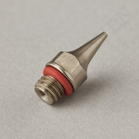 Iwata Neo CN Nozzle 0.35mm N3 with factory O-ring genuine OEM spare part front view
