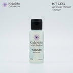 Kaleido Colorworks KT101 airbrush thinner 60ml bottle front view on light background with branding