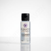 Kaleido Colorworks KT103 airbrush cleaner 60ml bottle front view on white reflective surface
