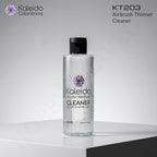 Kaleido Colorworks KT203 airbrush cleaner 210ml bottle studio product shot on grey background