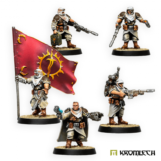 Kromlech Desert Raiders Command Squad KRM245 - Hobby Heaven