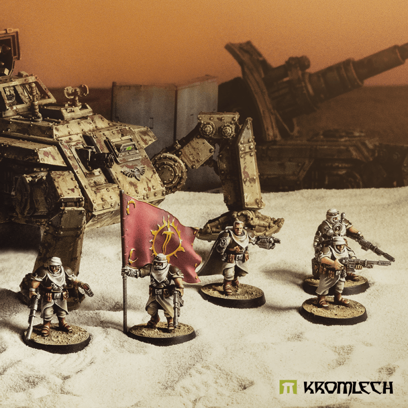 Kromlech Desert Raiders Command Squad KRM245 - Hobby Heaven