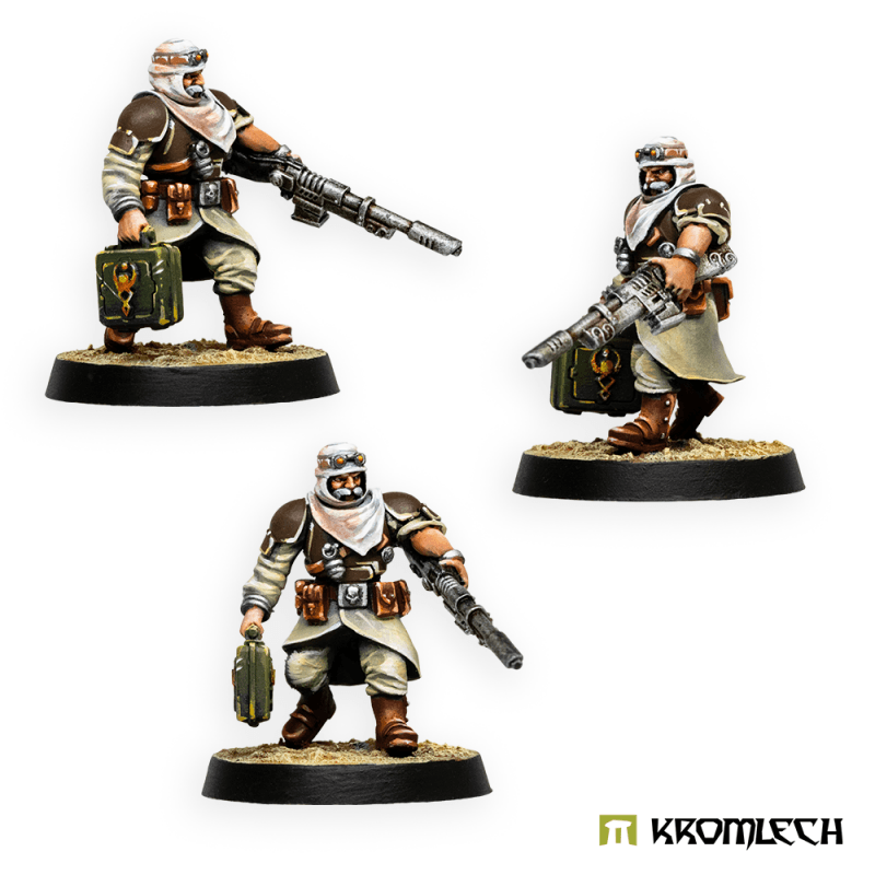 Kromlech Desert Raiders Command Squad KRM245 - Hobby Heaven