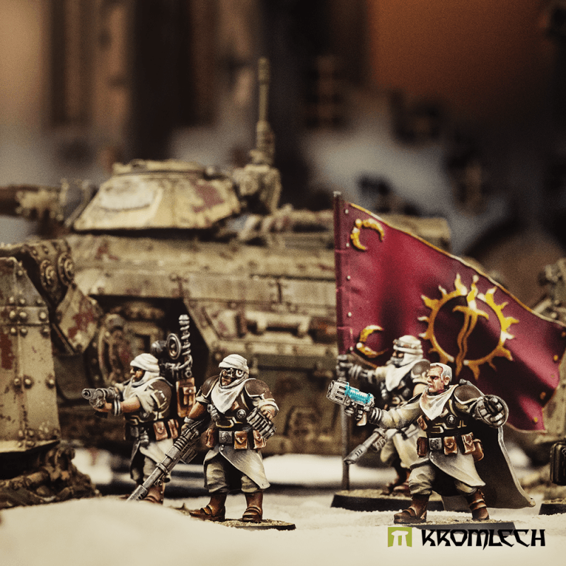 Kromlech Desert Raiders Command Squad KRM245 - Hobby Heaven
