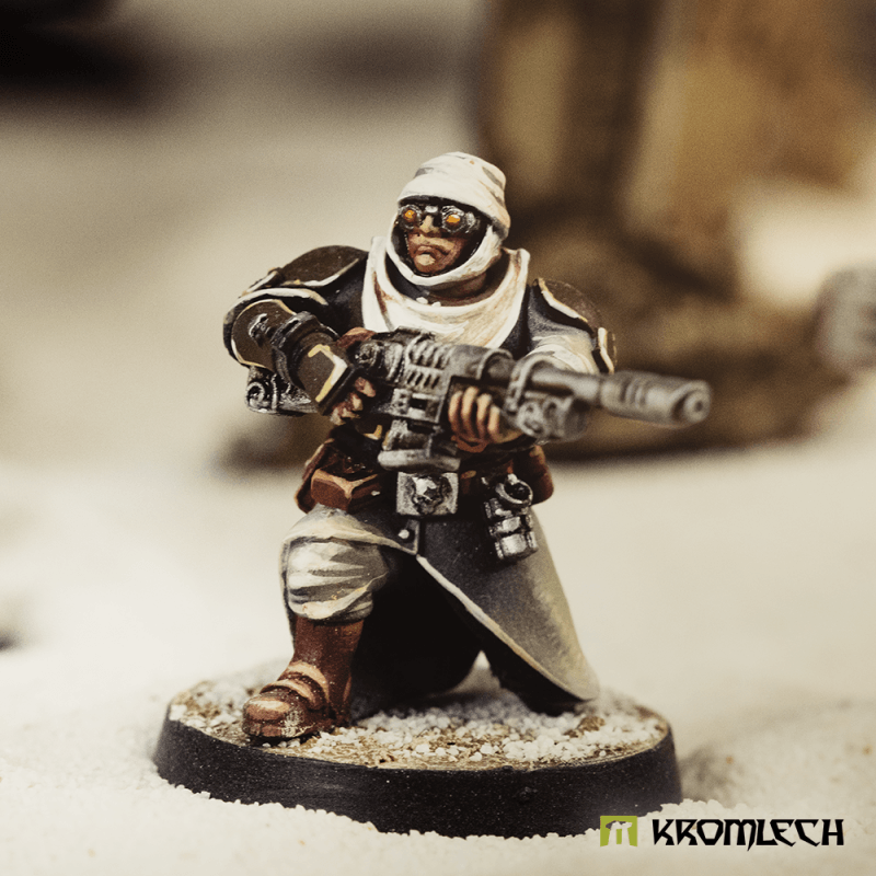 Kromlech Desert Raiders Guard Heads (10) KRCB361 - Hobby Heaven