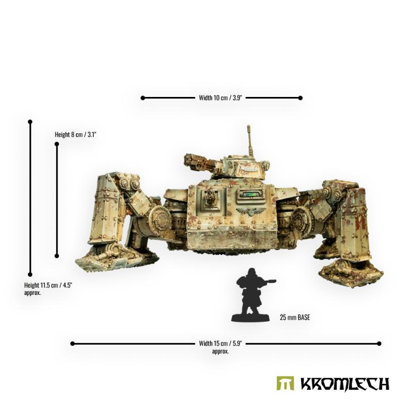 Kromlech Gargoyle Flamer Walking Tank KRVB138 - Hobby Heaven