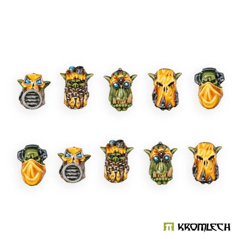 Kromlech Orc Mercenaries Heads (10) KRCB387 - Hobby Heaven
