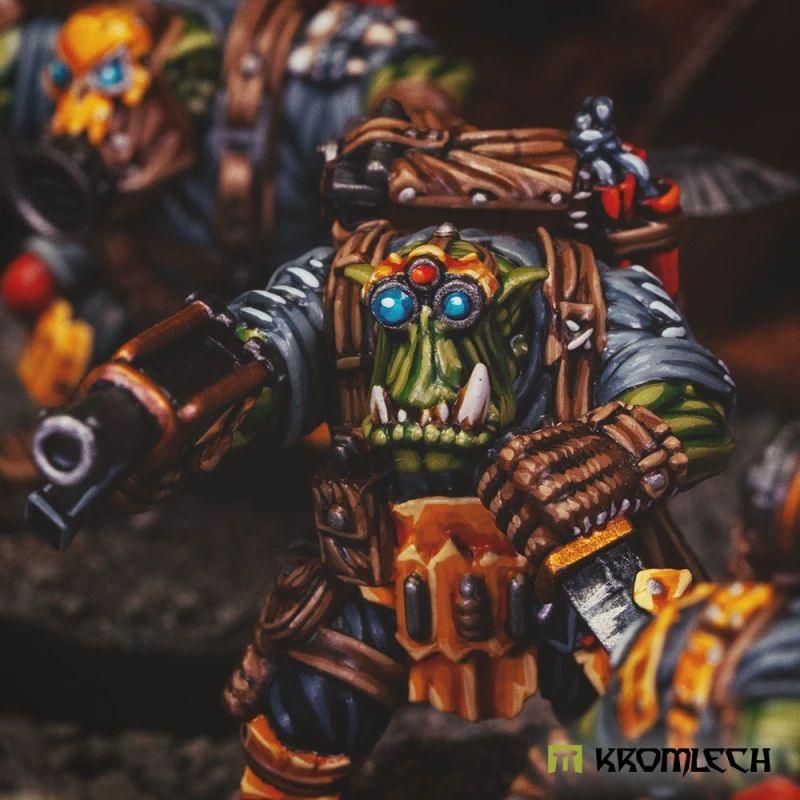 Kromlech Orc Mercenaries Heads (10) KRCB387 - Hobby Heaven
