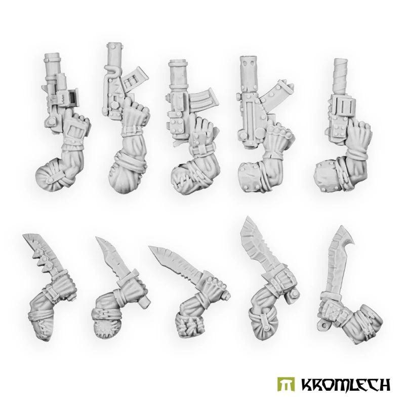 Kromlech Orc Mercenaries Knives and Pistols (10) KRCB386 - Hobby Heaven