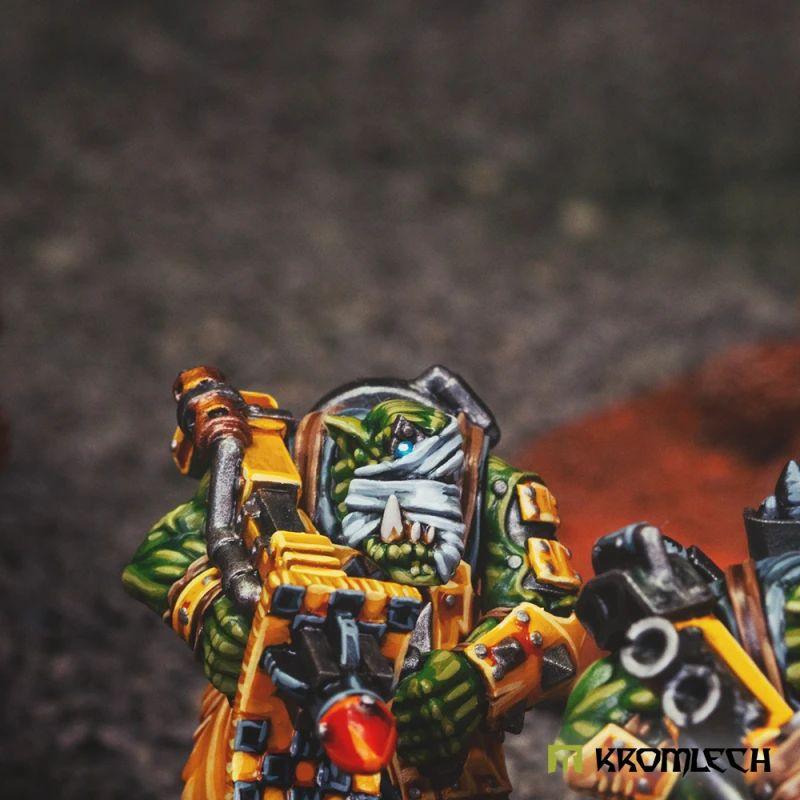 Kromlech Orc Tank Hunters Heads (10) KRCB384 - Hobby Heaven