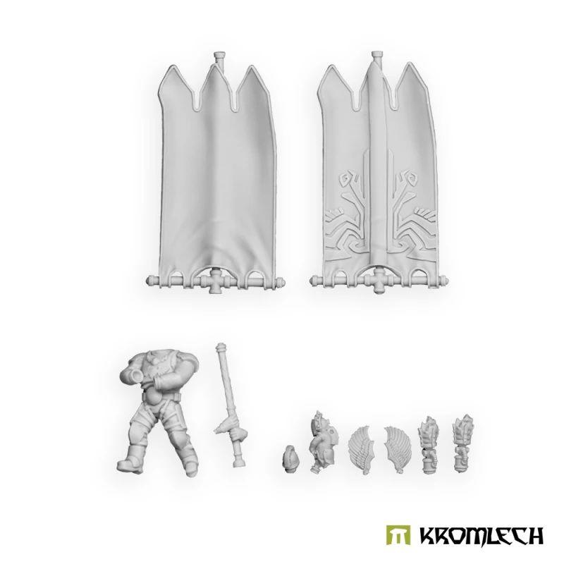 Kromlech Trench Korps Parade Banner Bearer (1) KRM260 - Hobby Heaven