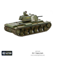 KV-1 Soviet heavy tank miniature with 76.2mm cannon for Bolt Action
