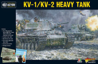 KV-1/KV-2 Soviet heavy tank plastic box set for Bolt Action wargaming
