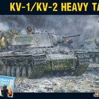 KV-1/KV-2 Soviet heavy tank plastic box set for Bolt Action wargaming