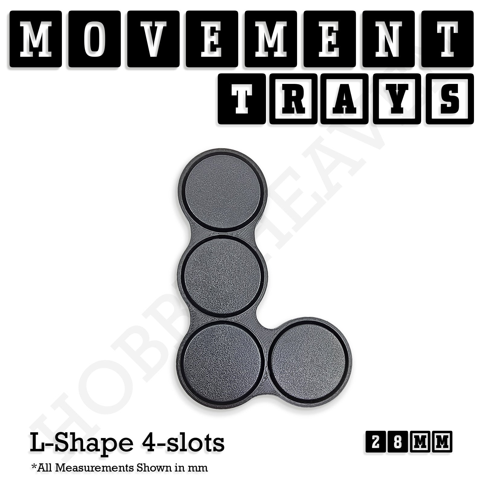 28mm Movement Trays for Tabletop Games | Wargaming | Full Range