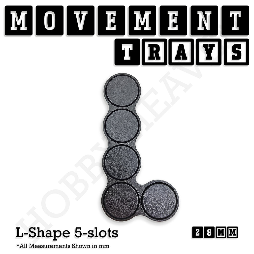 28mm Movement Trays for Tabletop Games | Wargaming | Full Range