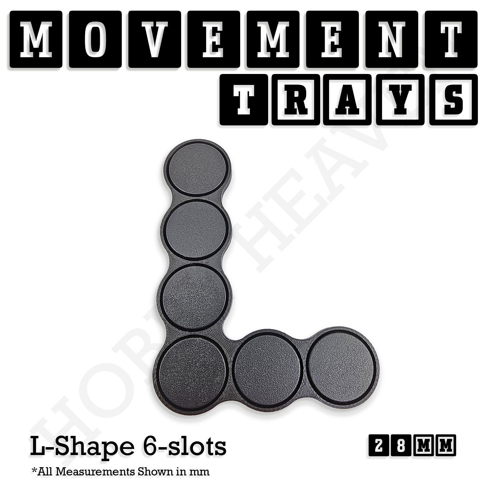 28mm Movement Trays for Tabletop Games | Wargaming | Full Range