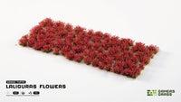 Gamers Grass Laliguras Flowers tufts sheet – 75 pieces, 6mm red scenic basing tufts for models and hobby projects
