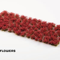 Gamers Grass Laliguras Flowers tufts sheet – 75 pieces, 6mm red scenic basing tufts for models and hobby projects