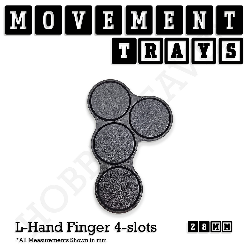 28mm Movement Trays for Tabletop Games | Wargaming | Full Range