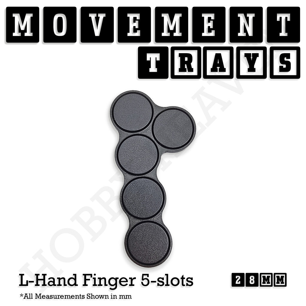 28mm Movement Trays for Tabletop Games | Wargaming | Full Range