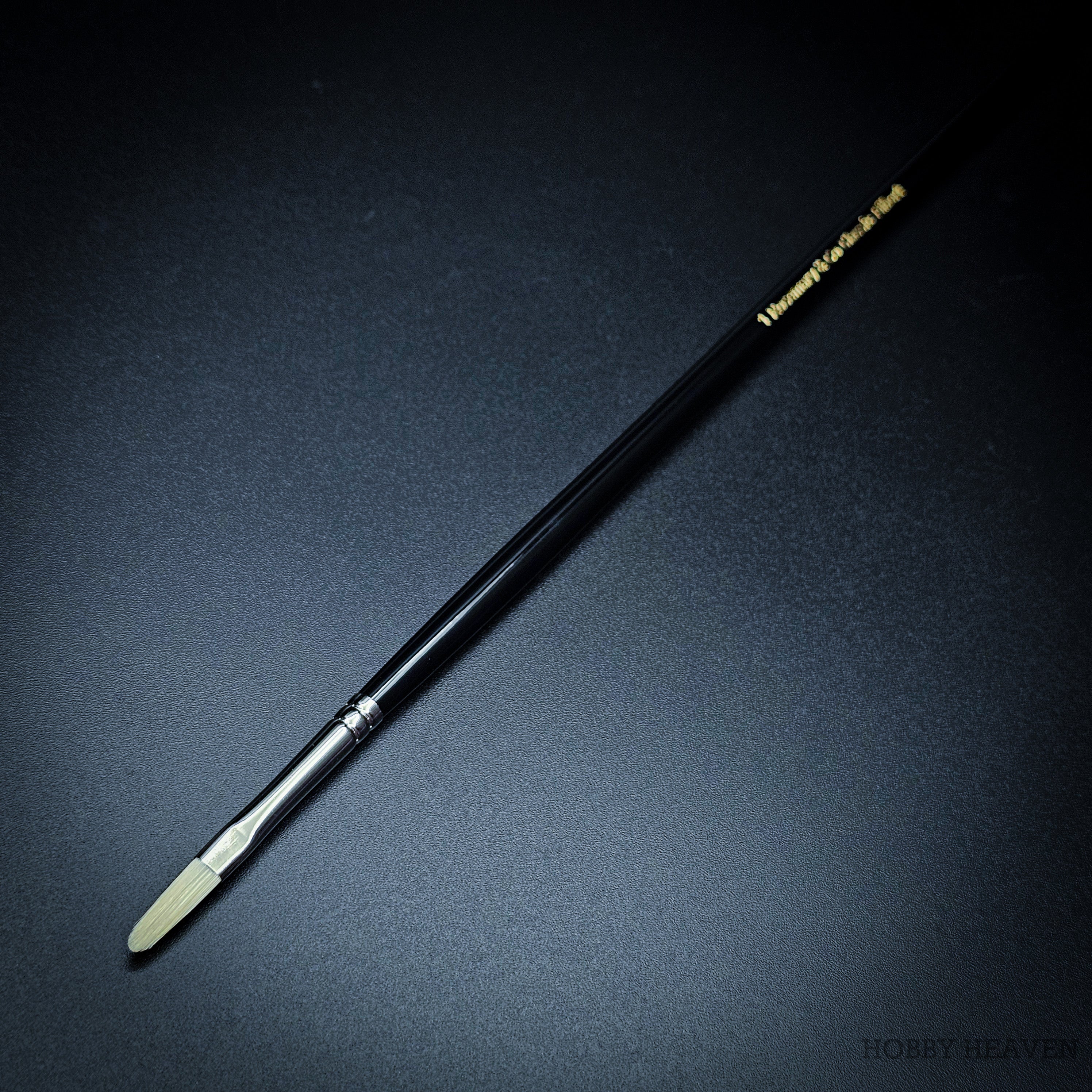 Rosemary & Co Classic Filbert size 1 long handle full brush - Hobby Heaven