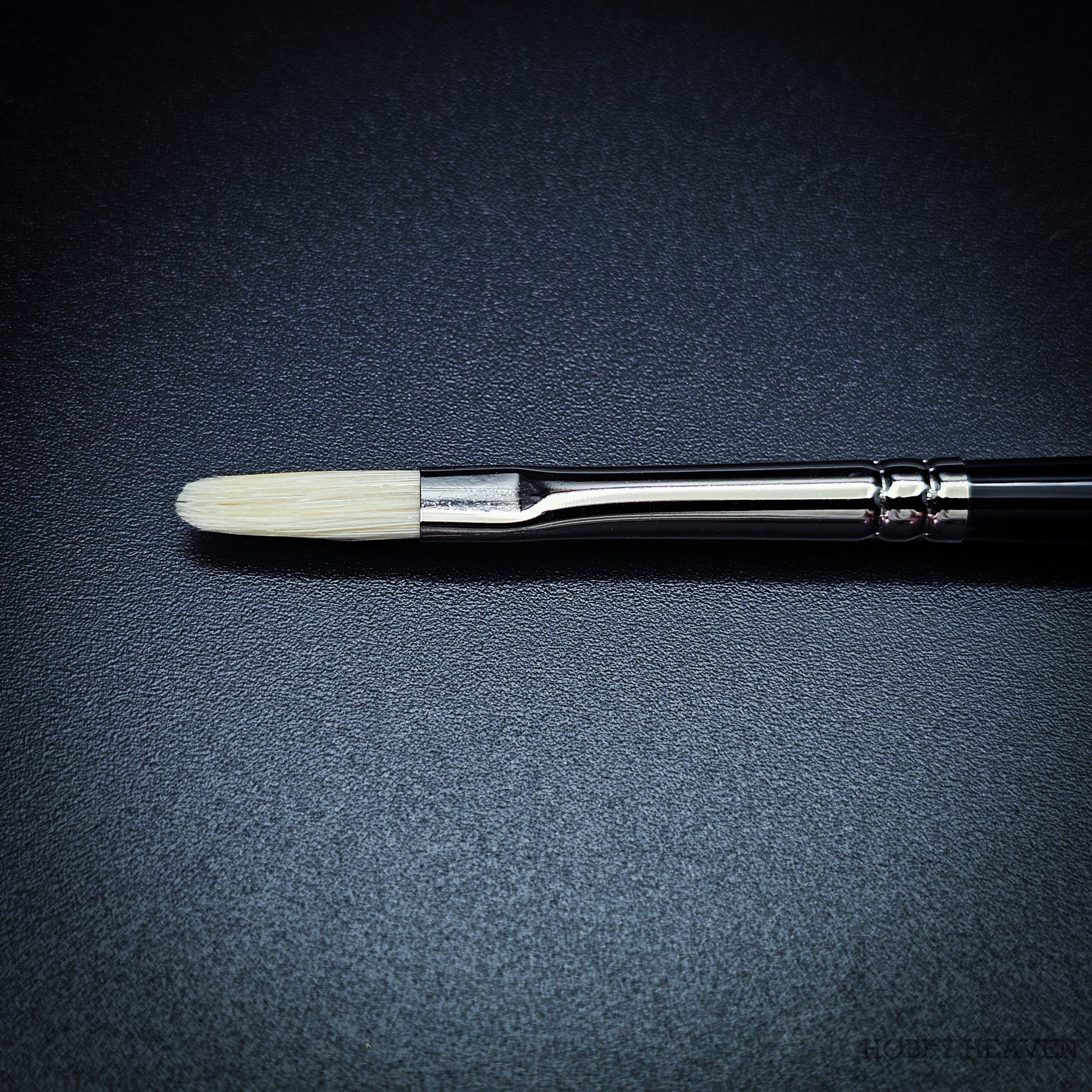 Rosemary & Co Classic Filbert size 1 long handle head close-up - Hobby Heaven