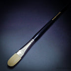 Rosemary & Co Classic Filbert size 10 long handle full brush - Hobby Heaven