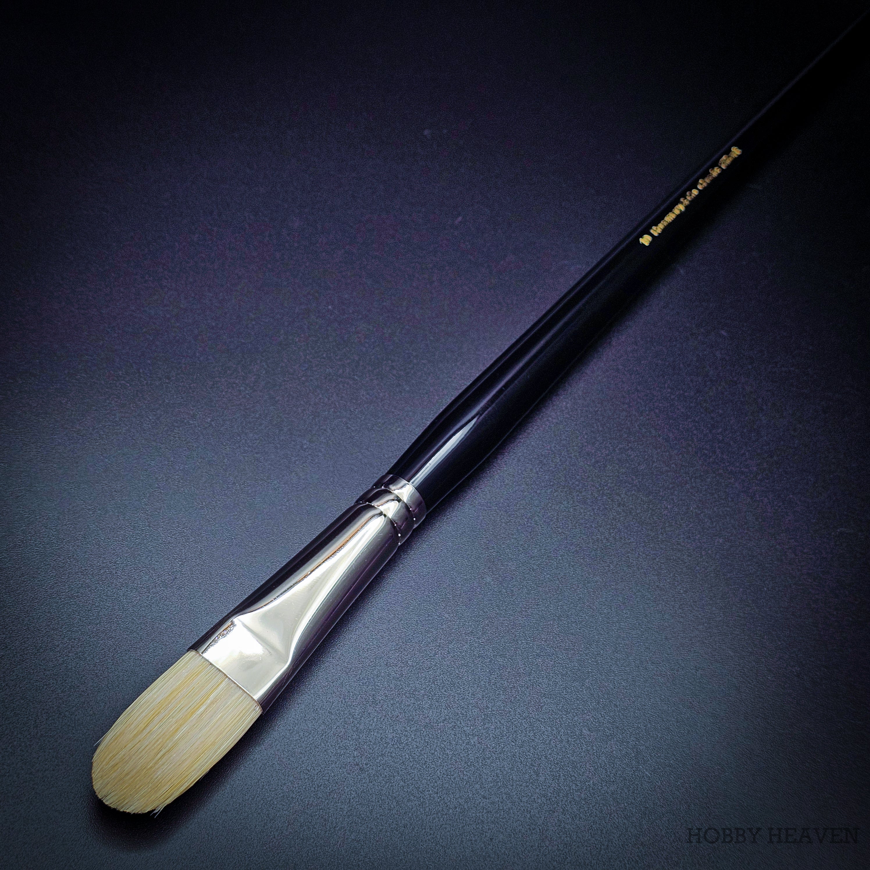 Rosemary & Co Classic Filbert size 10 long handle full brush - Hobby Heaven