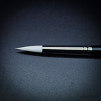 Rosemary & Co Snowdrop Pointed Round Synthetic Watercolour Brush Vegan Taklon