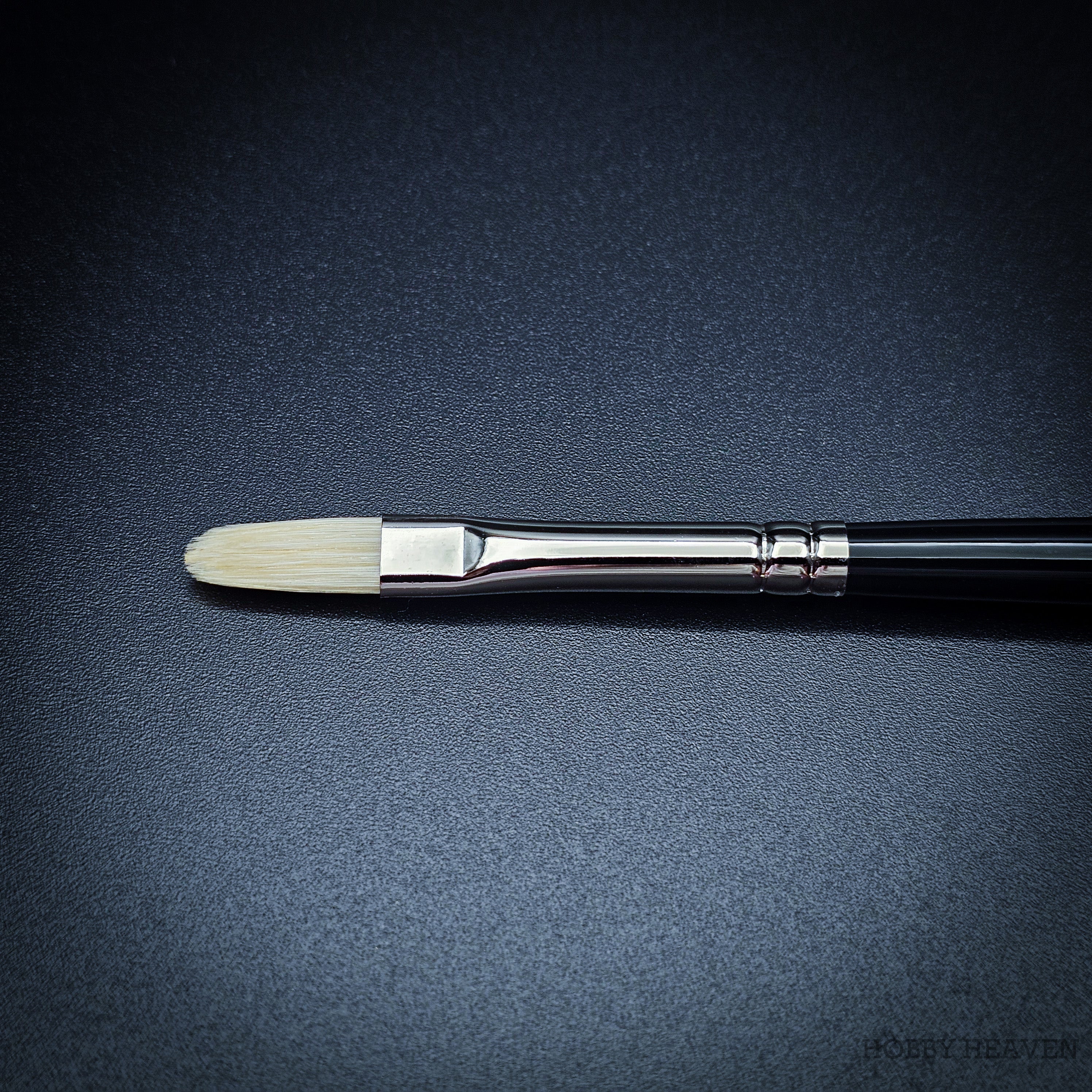 Rosemary & Co Classic Filbert size 2 long handle head close-up - Hobby Heaven