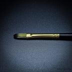 Rosemary & Co Evergreen Filbert size 2 long handle head close-up - Hobby Heaven