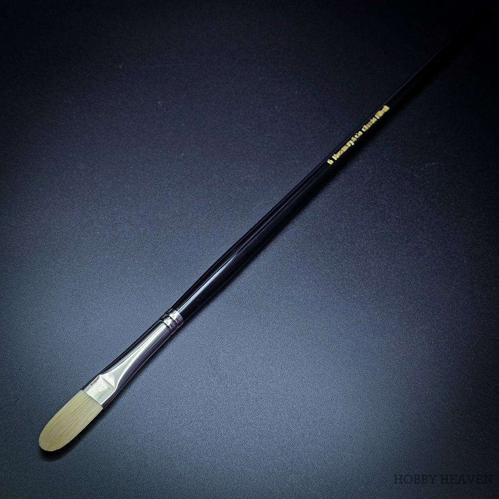 Rosemary & Co Classic Filbert size 5 long handle full brush - Hobby Heaven