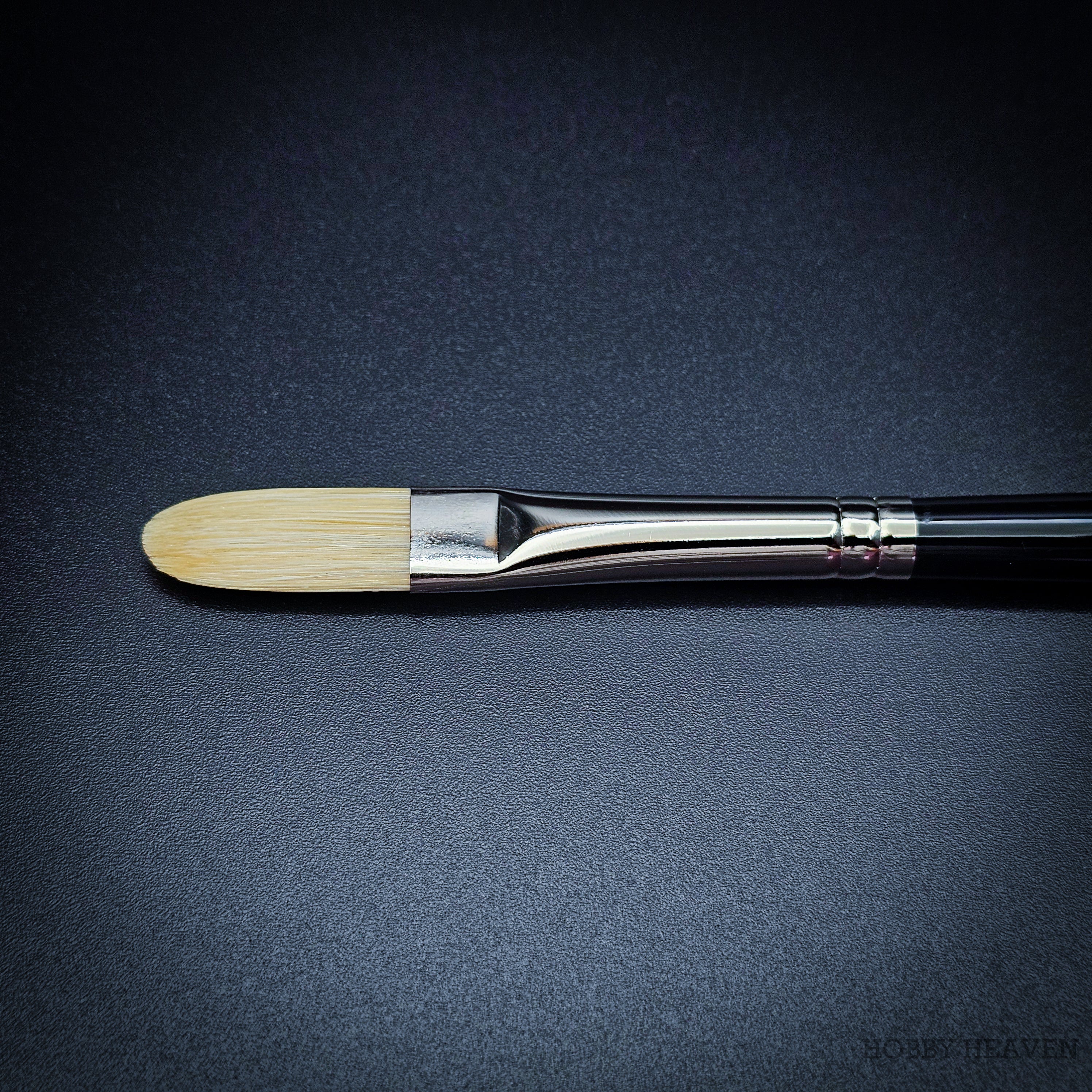 Rosemary & Co Classic Filbert size 5 long handle head close-up - Hobby Heaven