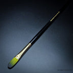 Rosemary & Co Evergreen Filbert size 6 long handle full brush - Hobby Heaven