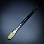 Rosemary & Co Classic Filbert size 8 long handle full brush - Hobby Heaven