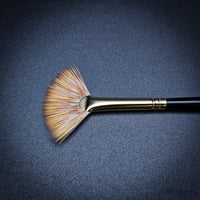 Rosemary & Co Eclipse Fan – Professional Synthetic Mongoose Fan Brushes
