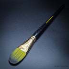 Rosemary & Co Evergreen Filbert size 16 long handle full brush - Hobby Heaven