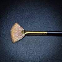 Rosemary & Co Eclipse Fan – Professional Synthetic Mongoose Fan Brushes
