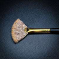 Rosemary & Co Eclipse Fan – Professional Synthetic Mongoose Fan Brushes
