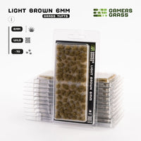 Gamers Grass Light Brown 6mm - Wild packaging, showcasing product details and arid landscape imagery
